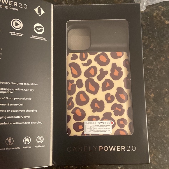 iPhone 11 Casely leopard print charging case brand new in box unopened - Picture 2 of 5
